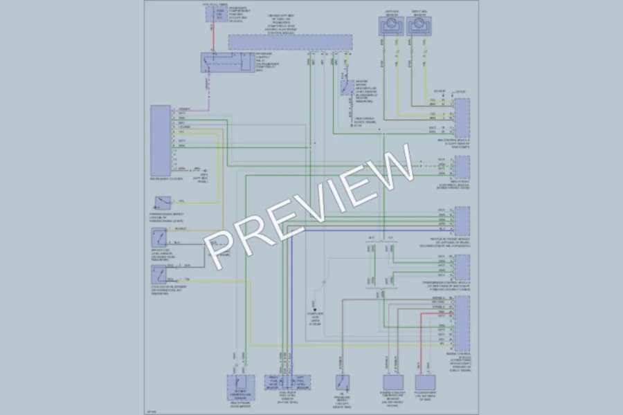 2000 Volvo S80 Instrument Cluster wiring diagram preview