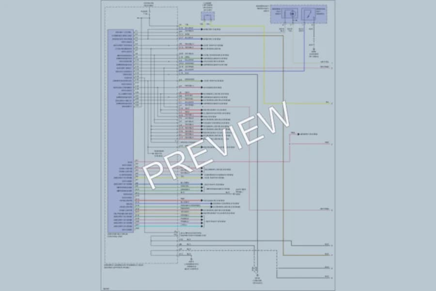 2001 Acura 32CL Body Control Modules wiring diagram preview
