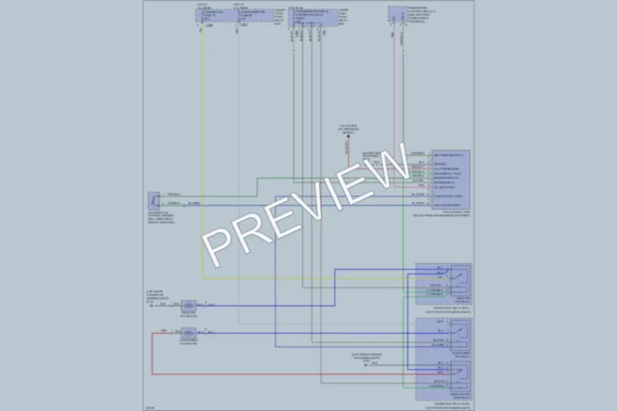 2001 Acura 35RL Cooling Fan wiring diagram preview