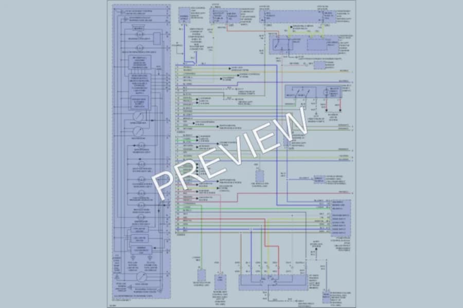 2001 Acura 35RL Instrument Cluster wiring diagram preview