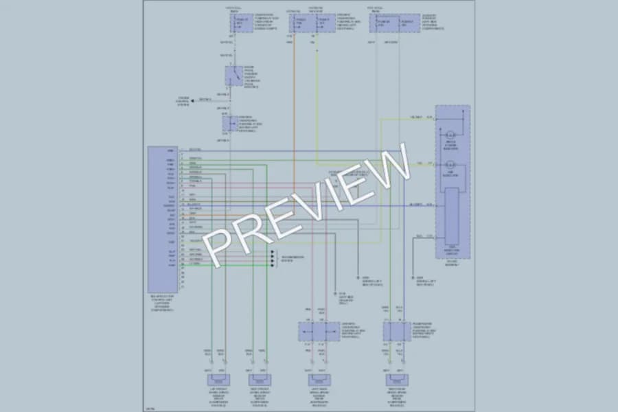 2001 Acura MDX Anti Lock Brakes wiring diagram preview