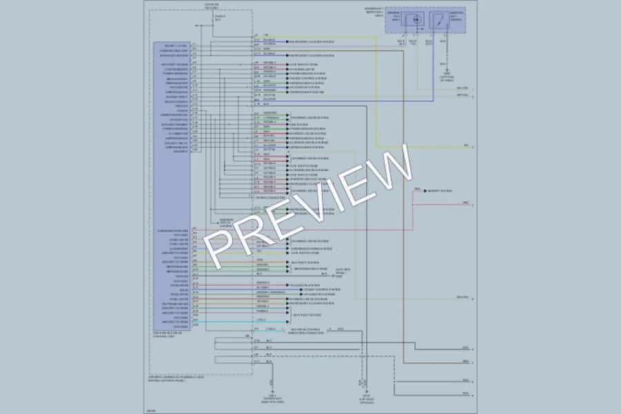 2001 Acura MDX Body Control Modules wiring diagram preview