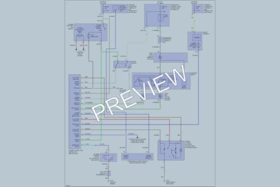 2001 Acura MDX Cruise Control wiring diagram preview