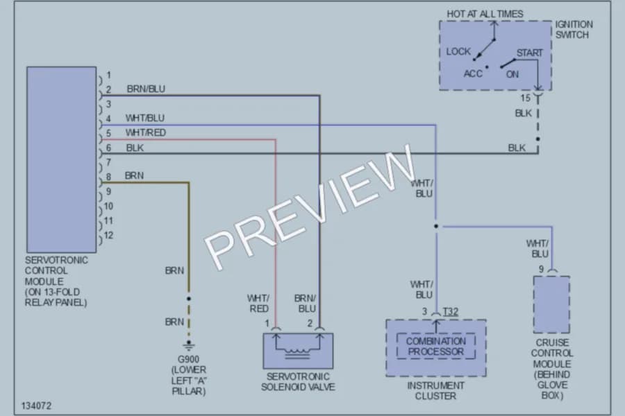2001 Audi A6 Electronic Power Steering wiring diagram preview