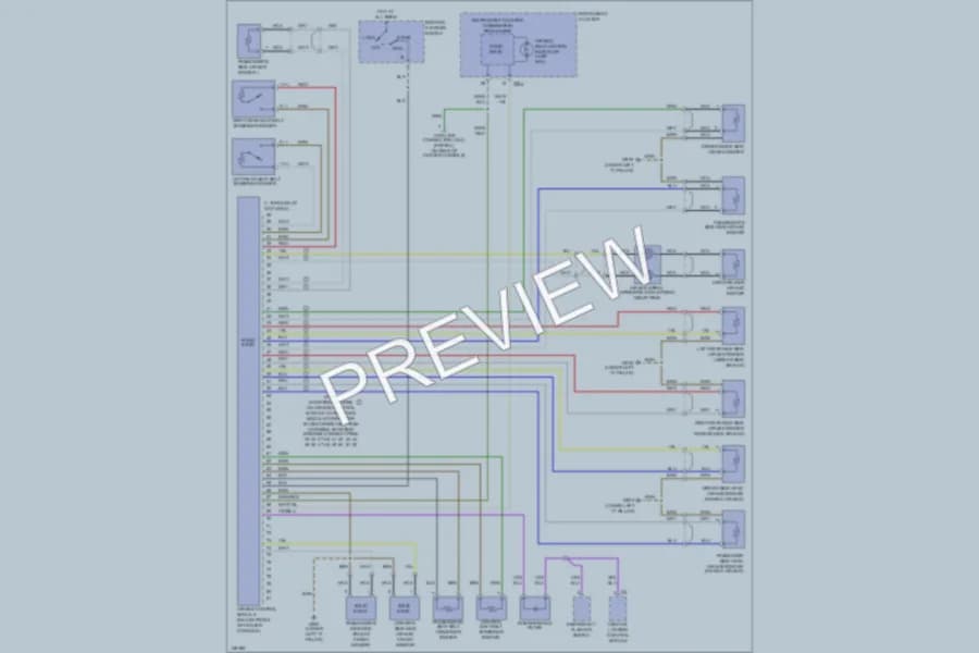 2001 Audi A6 Supplemental Restraints wiring diagram preview