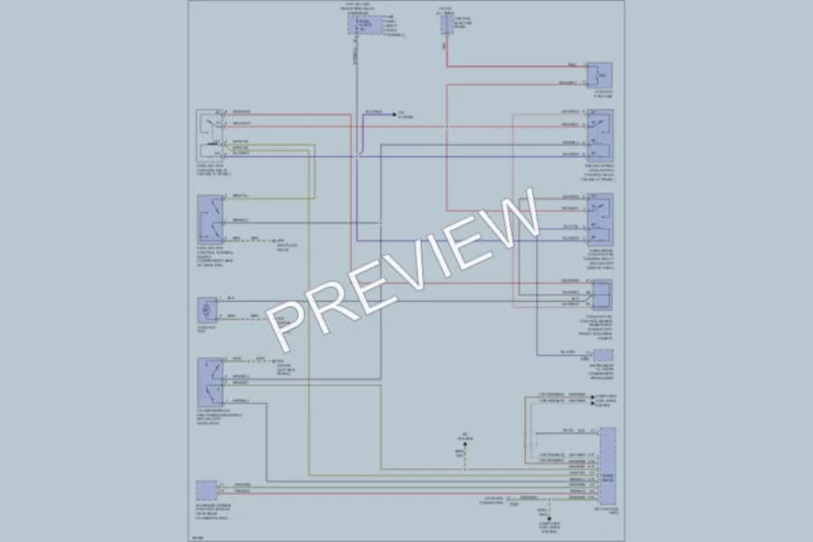 2001 Audi A8L Cooling Fan wiring diagram preview