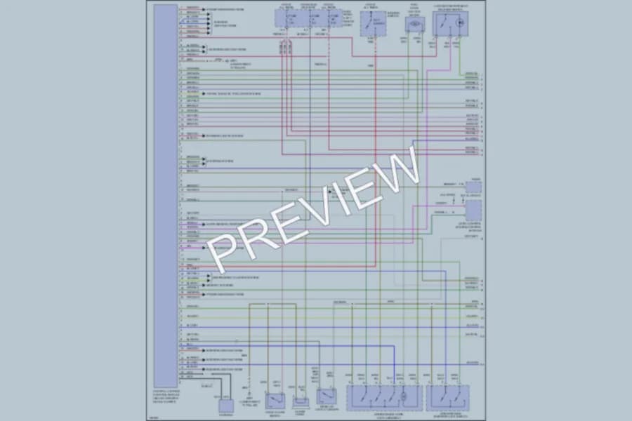 2001 Audi AllroadQuattro Anti Theft wiring diagram preview