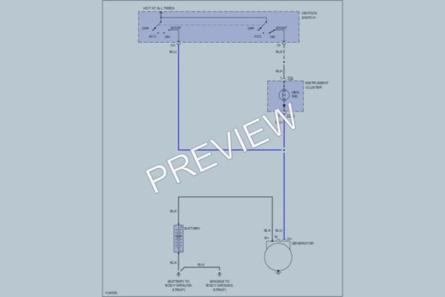 2001 Audi AllroadQuattro Starting Charging wiring diagram preview