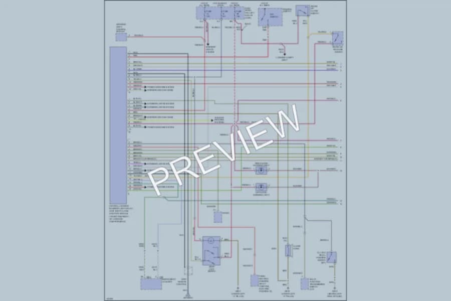 2001 Audi S4 Anti Theft wiring diagram preview