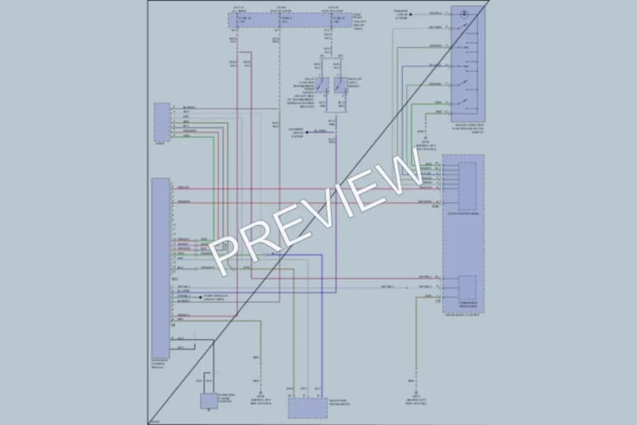 2001 Audi S4 Navigation wiring diagram preview