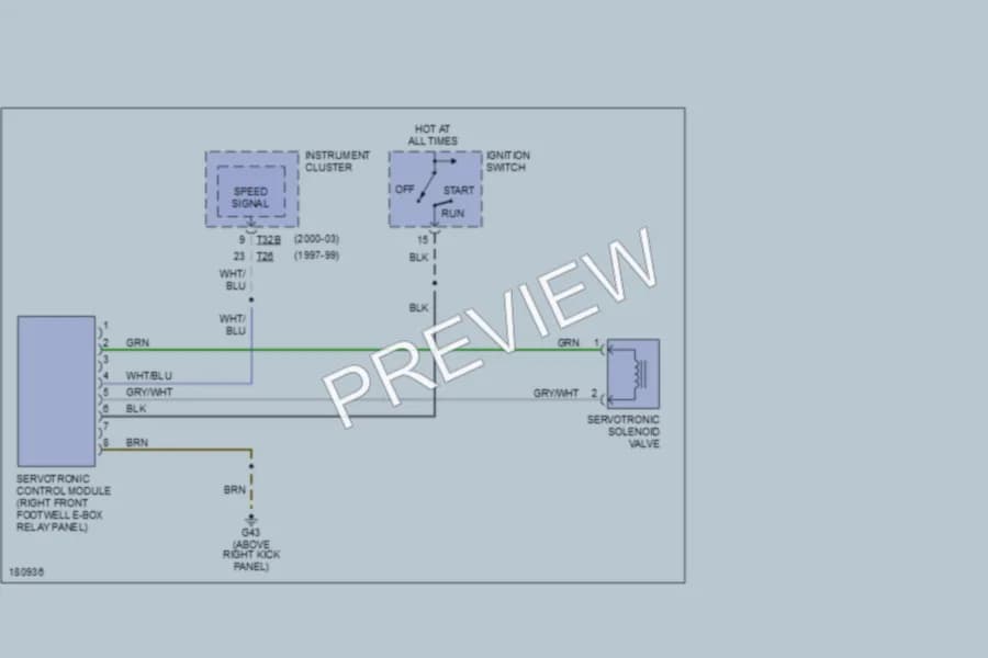 2001 Audi S8 Electronic Power Steering wiring diagram preview