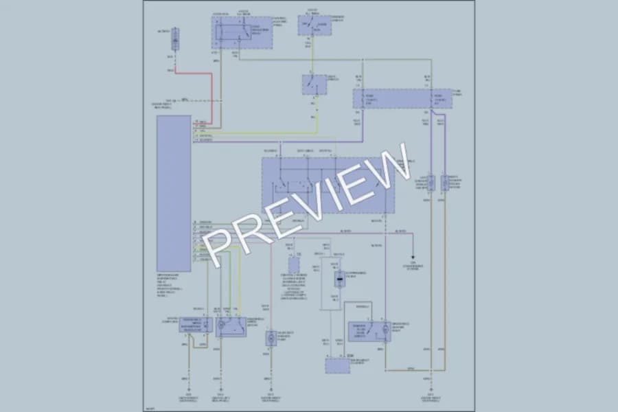 2001 Audi S8 Wiper Washer wiring diagram preview