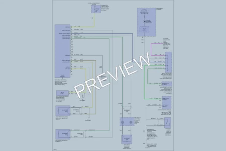 2001 Buick Century Supplemental Restraints wiring diagram preview