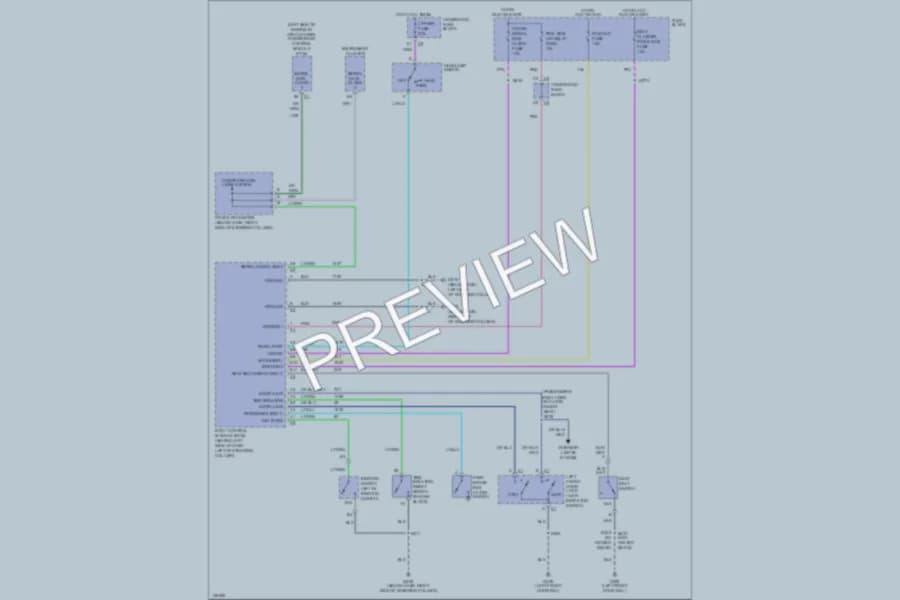 2001 Buick Century Warning Systems wiring diagram preview