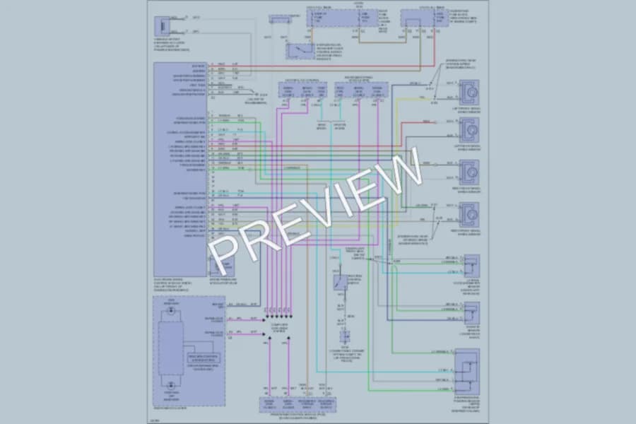 2001 Buick LeSabre Anti Lock Brakes wiring diagram preview