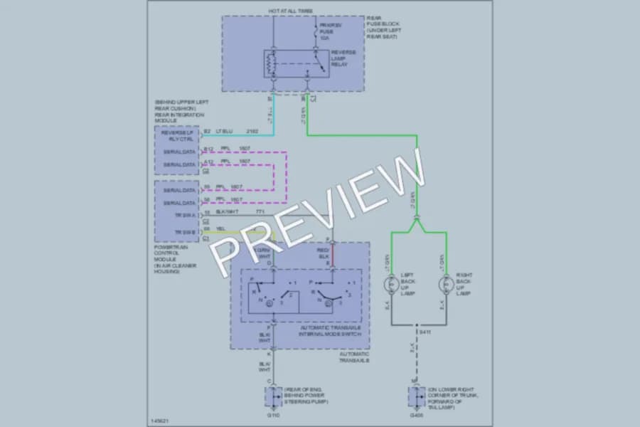2001 Buick LeSabre Exterior Lights wiring diagram preview