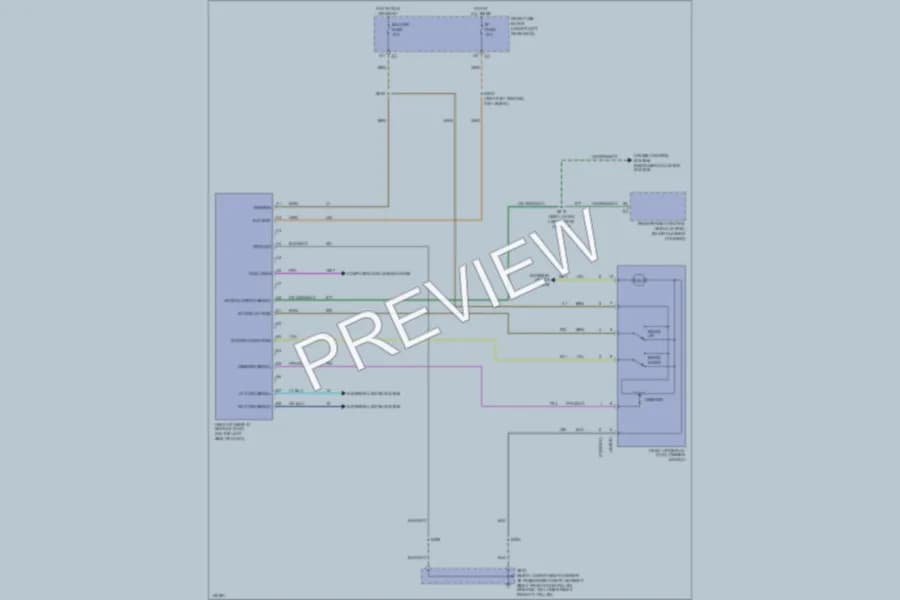 2001 Buick LeSabre Instrument Cluster wiring diagram preview