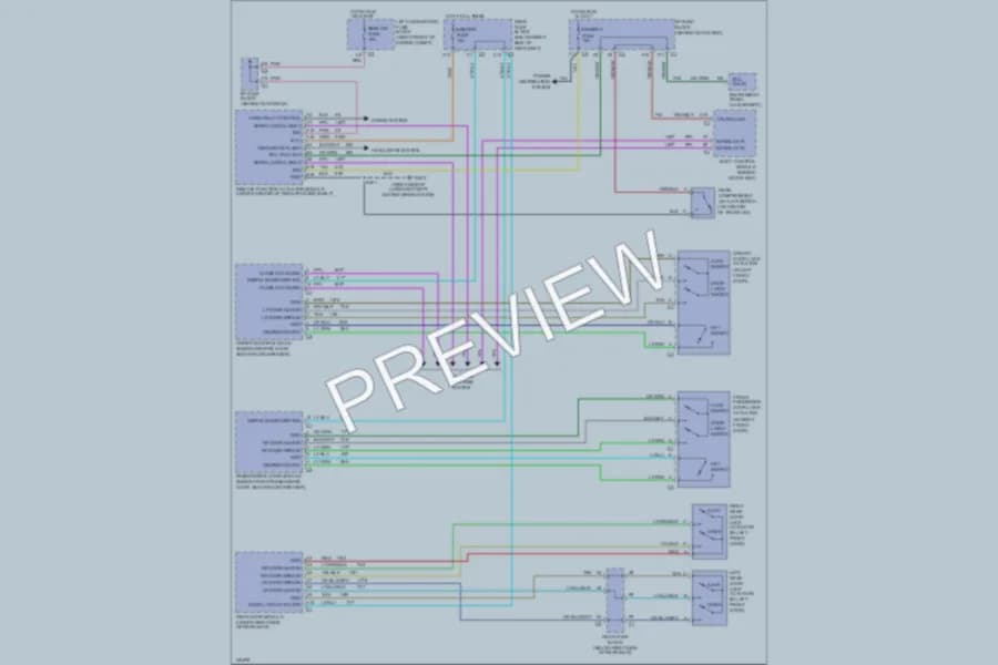 2001 Buick ParkAvenue Anti Theft wiring diagram preview
