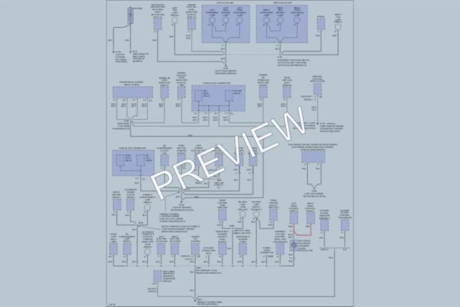 2001 Buick Regal Ground Distribution wiring diagram preview