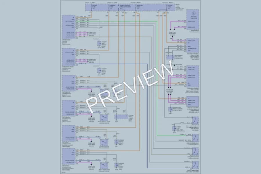 2001 Cadillac DeVille Anti Theft wiring diagram preview