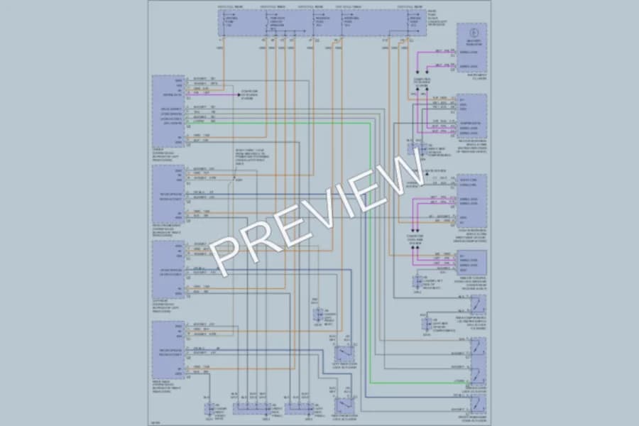 2001 Cadillac Seville Anti Theft wiring diagram preview