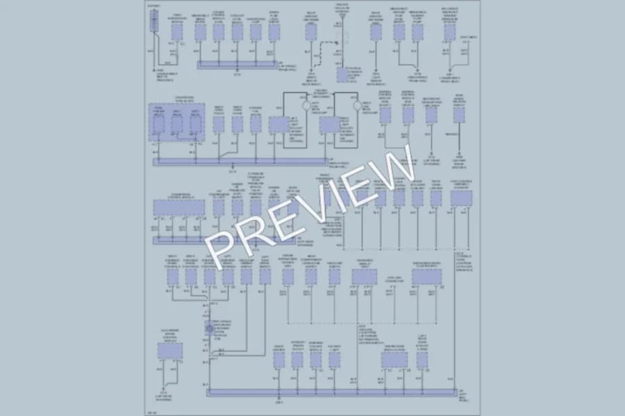 2001 Cadillac Seville Ground Distribution wiring diagram preview