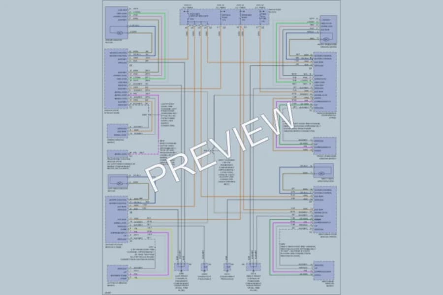 2001 Cadillac Seville Power Windows wiring diagram preview
