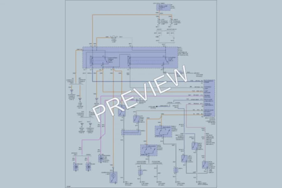 2001 Chevrolet Blazer Interior Lights wiring diagram preview