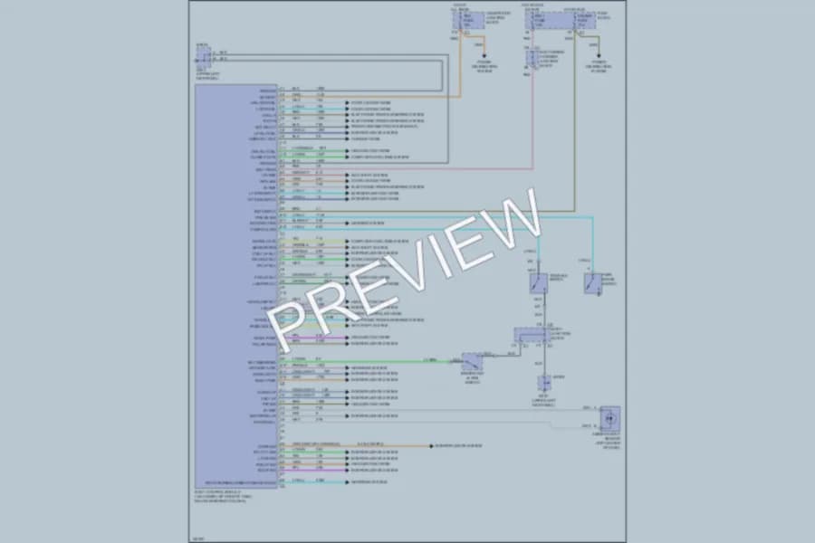 2001 Chevrolet C2500Suburban Body Computer wiring diagram preview