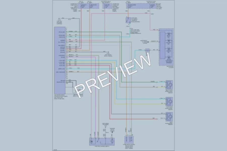 2001 Chevrolet Camaro Anti Lock Brakes wiring diagram preview