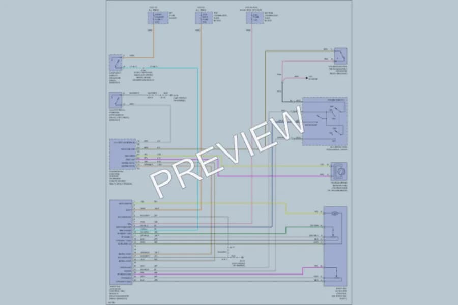 2001 Chevrolet Camaro Cruise Control wiring diagram preview