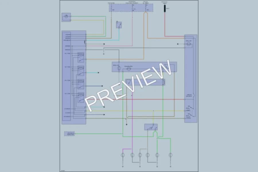 2001 Chevrolet Camaro Headlights wiring diagram preview