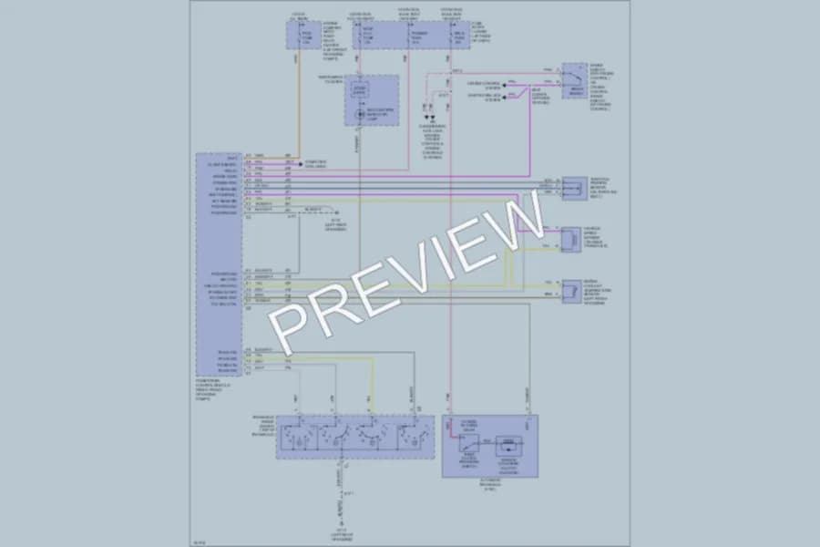 2001 Chevrolet Cavalier Transmission wiring diagram preview