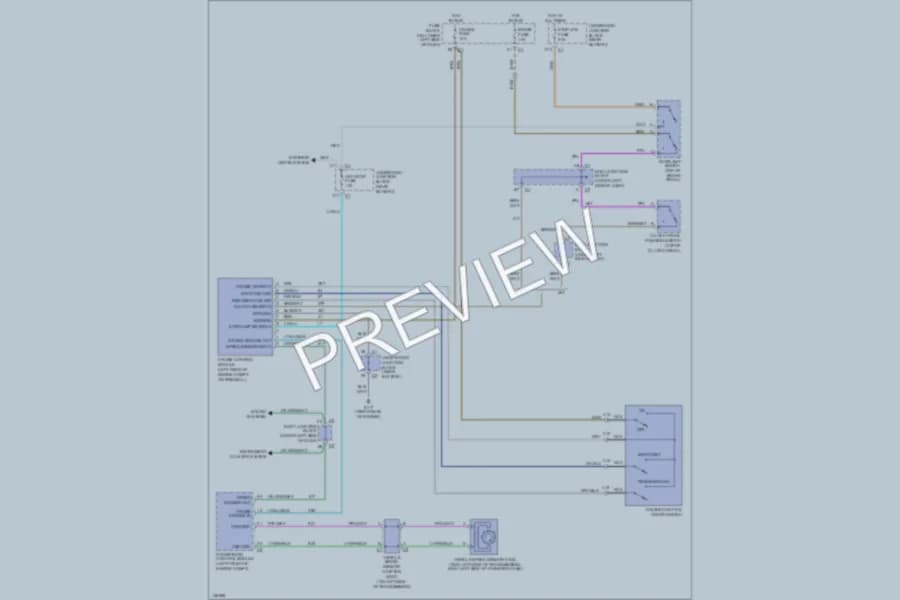 2001 Chevrolet K2500Suburban Cruise Control wiring diagram preview