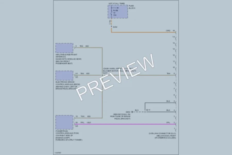 2001 Chevrolet Lumina Computer Data Lines wiring diagram preview