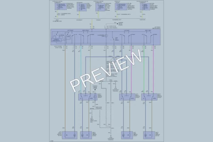 2001 Chevrolet Lumina Power Windows wiring diagram preview