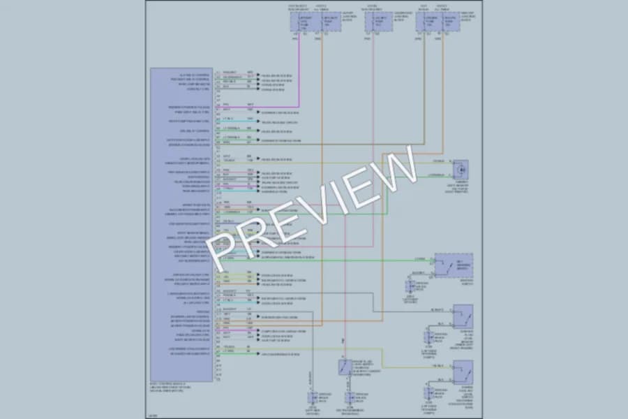 2001 Chevrolet Malibu Body Computer wiring diagram preview
