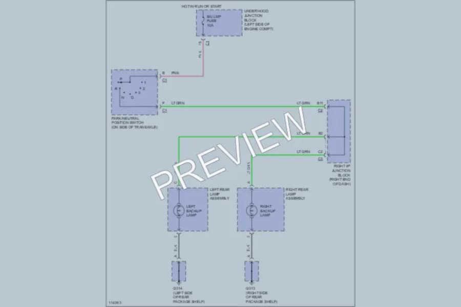 2001 Chevrolet Malibu Exterior Lights wiring diagram preview