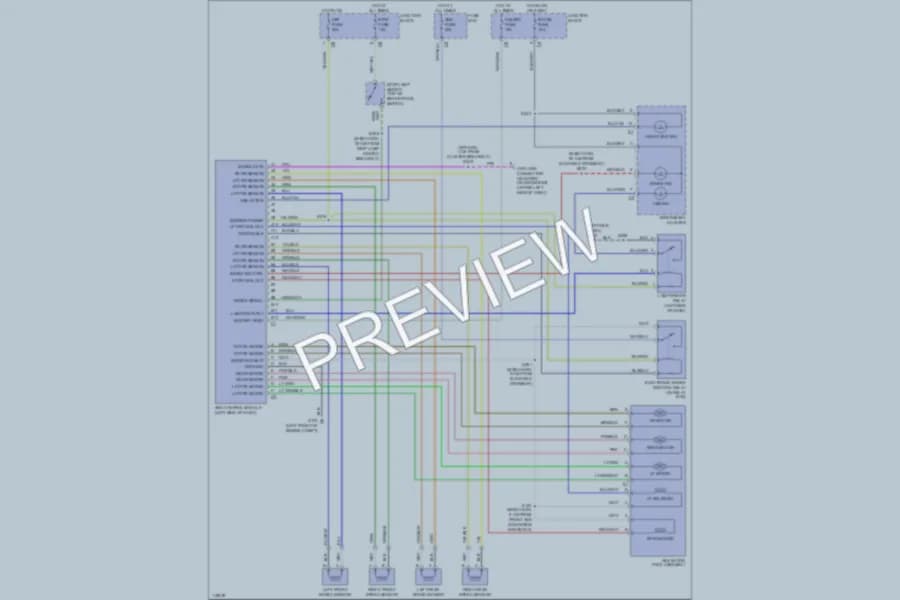 2001 Chevrolet Metro Anti Lock Brakes wiring diagram preview