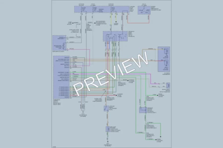 2001 Chevrolet Metro Transmission wiring diagram preview