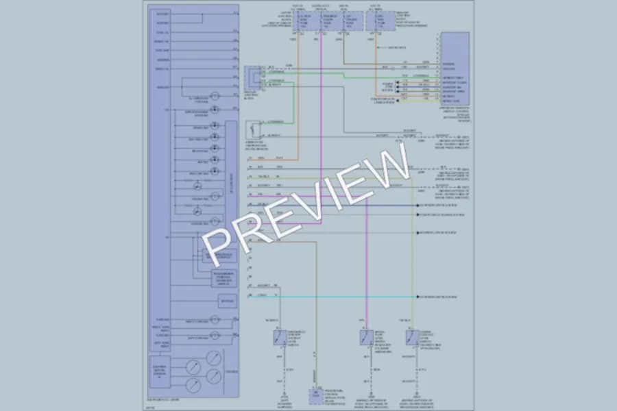 2001 Chevrolet MonteCarlo Instrument Cluster wiring diagram preview