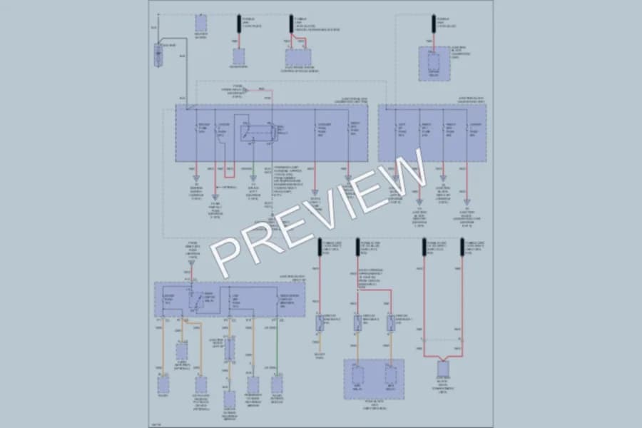 2001 Chevrolet MonteCarlo Power Distribution wiring diagram preview