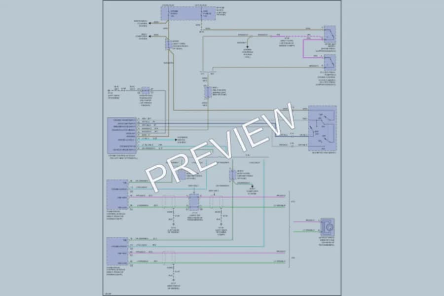 2001 Chevrolet S10 Cruise Control wiring diagram preview