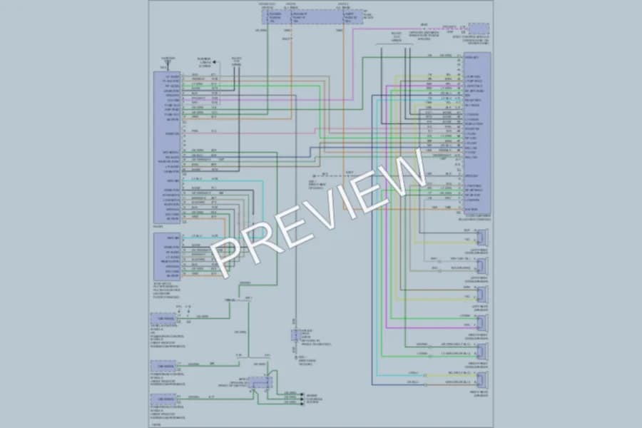 2001 Chevrolet S10 Radio wiring diagram preview