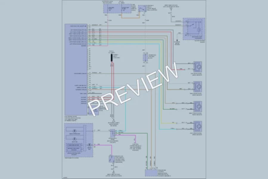 2001 Chevrolet Venture Anti Lock Brakes wiring diagram preview