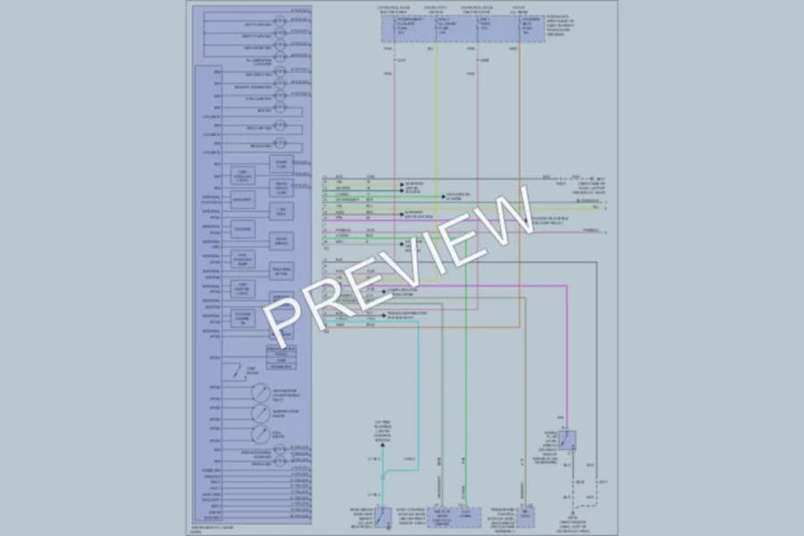2001 Chevrolet Venture Instrument Cluster wiring diagram preview
