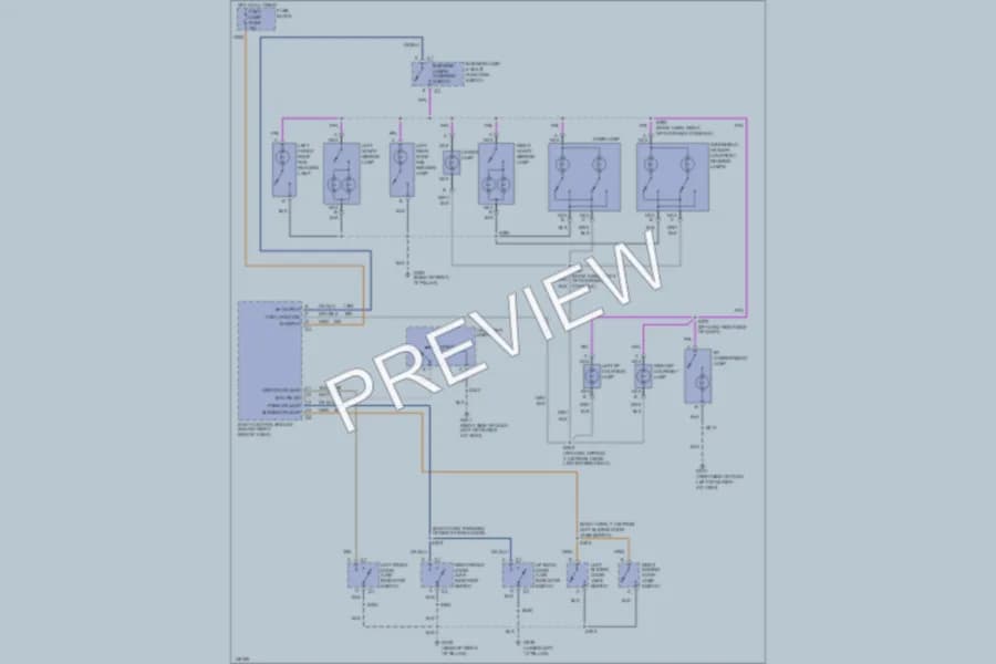 2001 Chevrolet Venture Interior Lights wiring diagram preview
