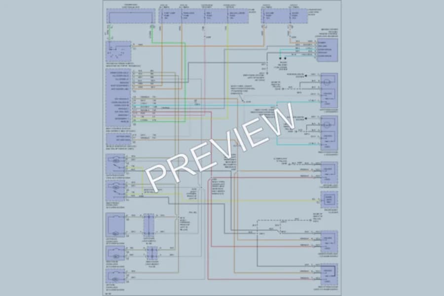 2001 Chevrolet Venture Power Door Locks wiring diagram preview