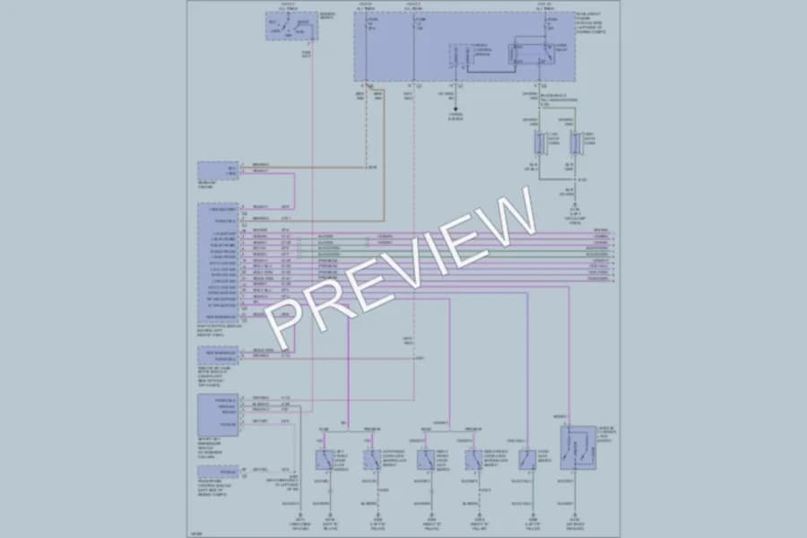 2001 Chrysler TownCountry Anti Theft wiring diagram preview