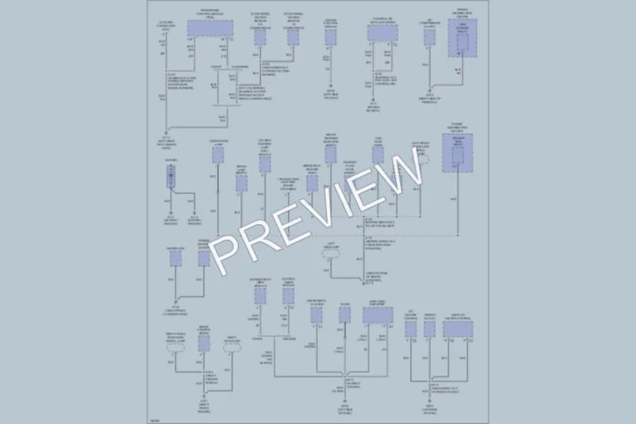 2001 Dodge B1500 Ground Distribution wiring diagram preview with protected circuit layout